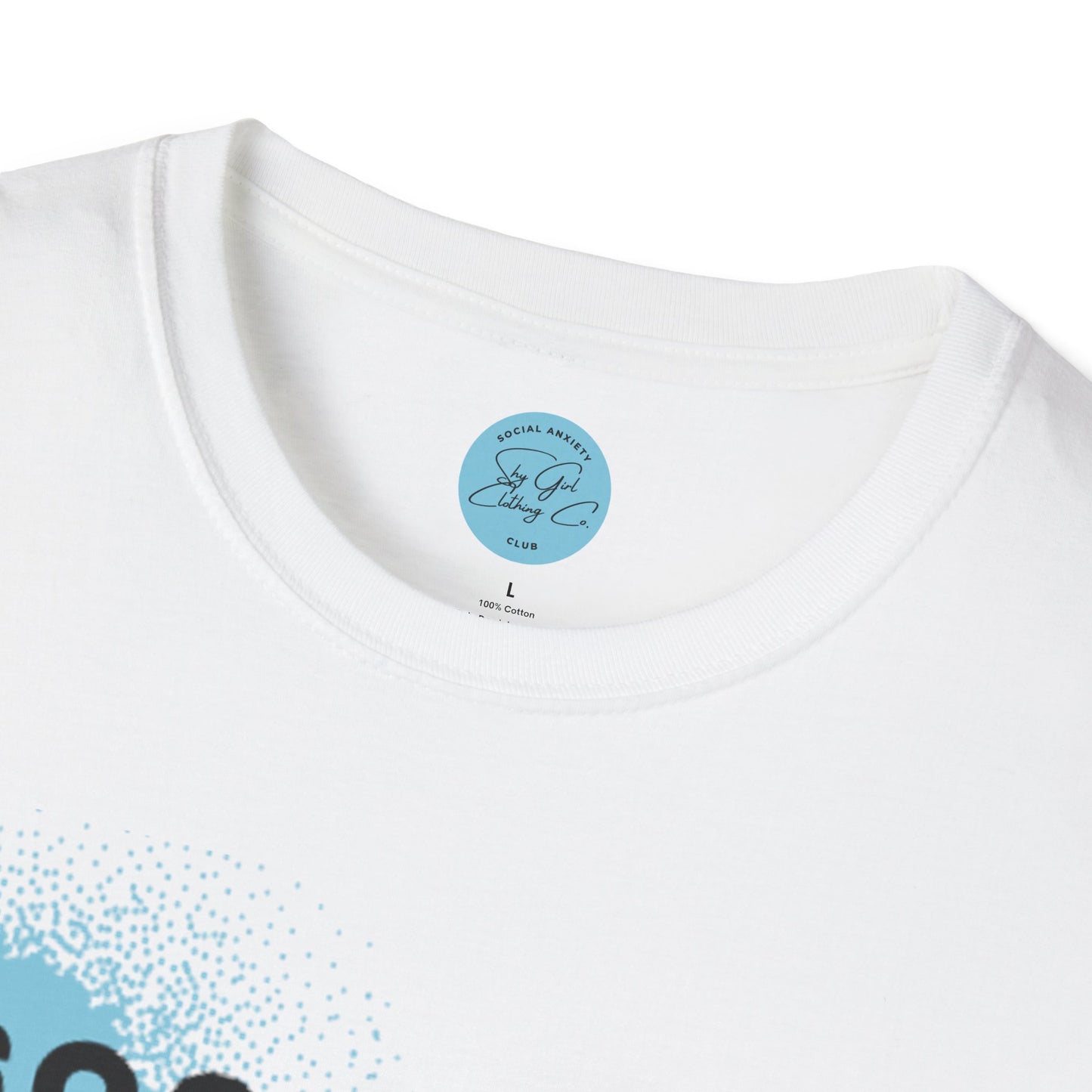 Social Anxiety Warrior Unisex Softstyle T-Shirt- Standard Logo