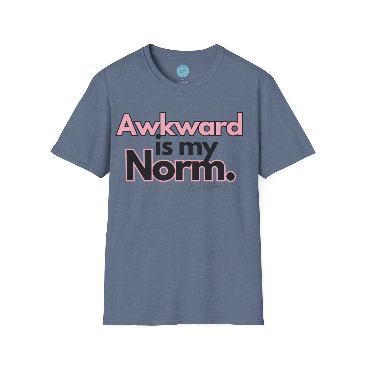Awkward is my Norm Unisex Softstyle T-Shirt- Floral