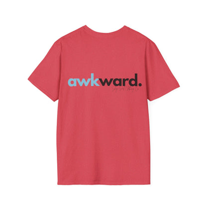Awkward Unisex Softstyle T-Shirt- Logo Back