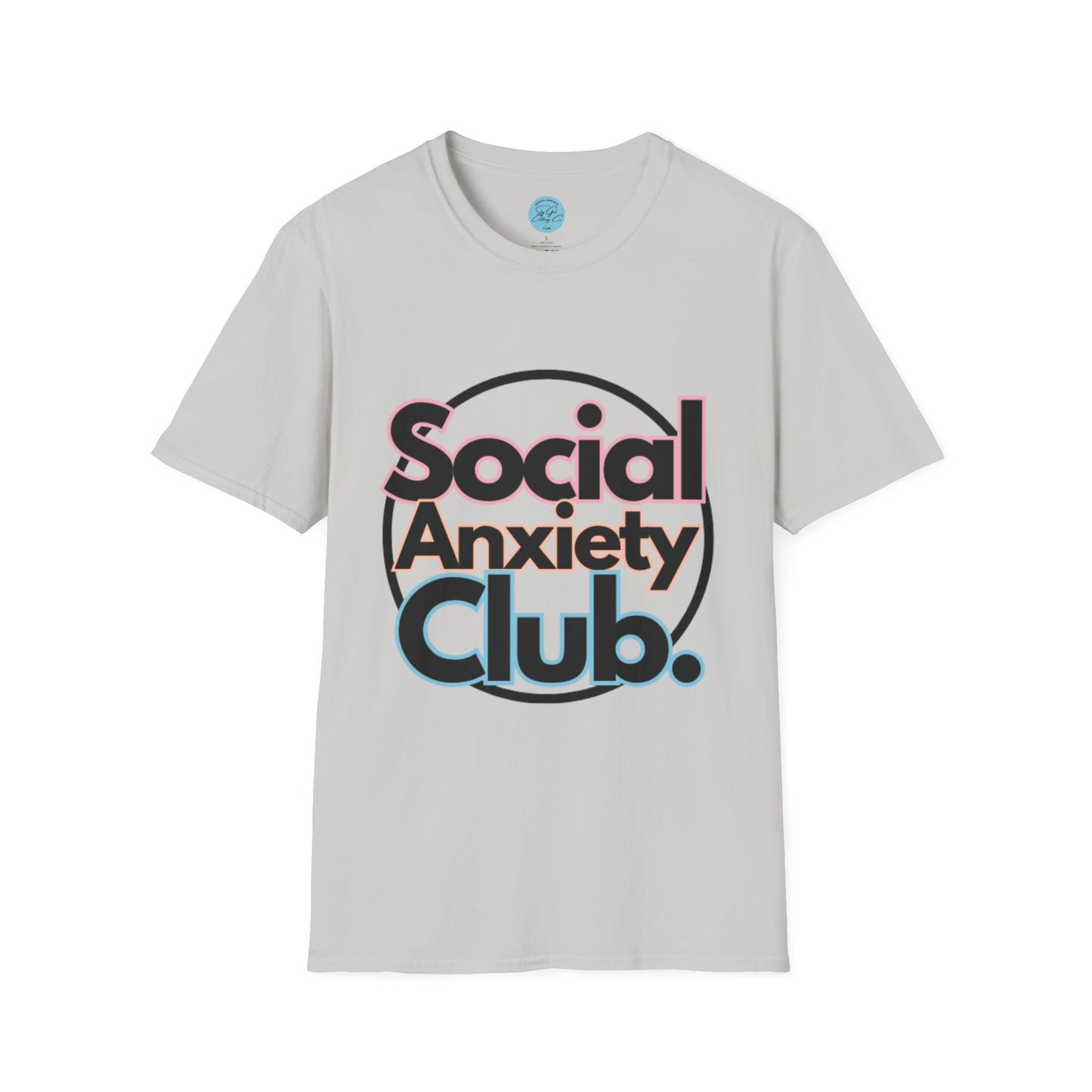 Social Anxiety Club Unisex Softstyle T-Shirt- Standard