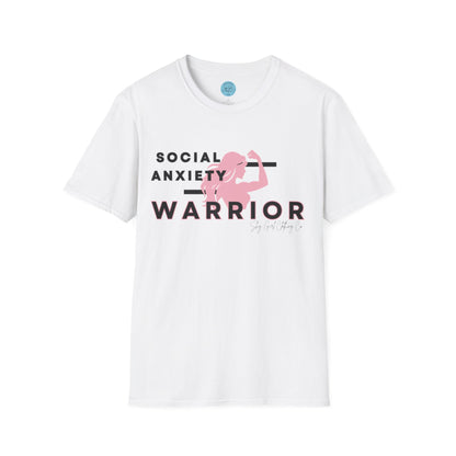 Social Anxiety Warrior Unisex Softstyle T-Shirt- Standard Girl Power