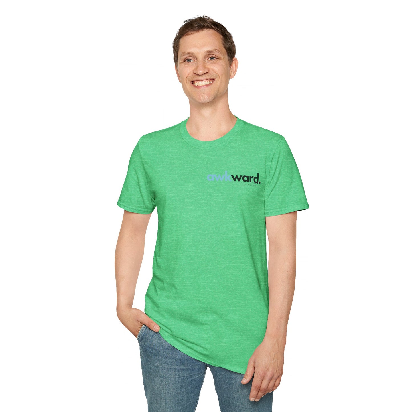Awkward Unisex Softstyle T-Shirt- Small Logo