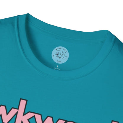 Awkward is my Norm Unisex Softstyle T-Shirt- Floral