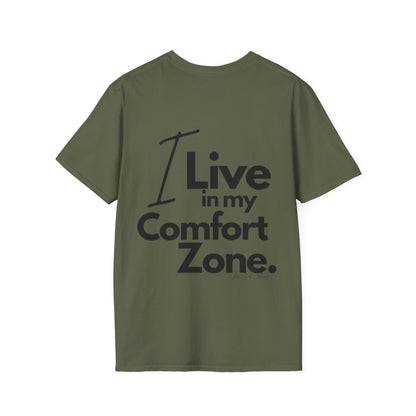 Comfort Zone Unisex Softstyle T-Shirt- Standard Logo Back
