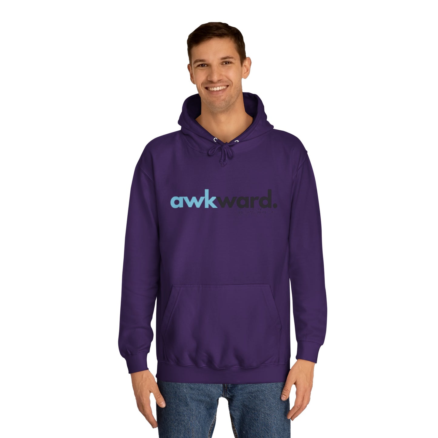 Awkward Unisex College Hoodie