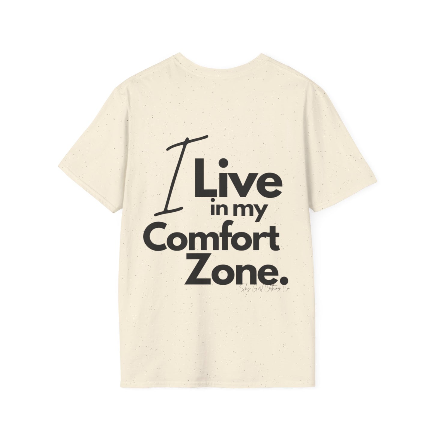 Comfort Zone Unisex Softstyle T-Shirt- Standard Logo Back