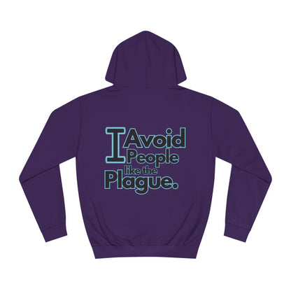 People Plague Unisex College Hoodie- Standard Logo Back