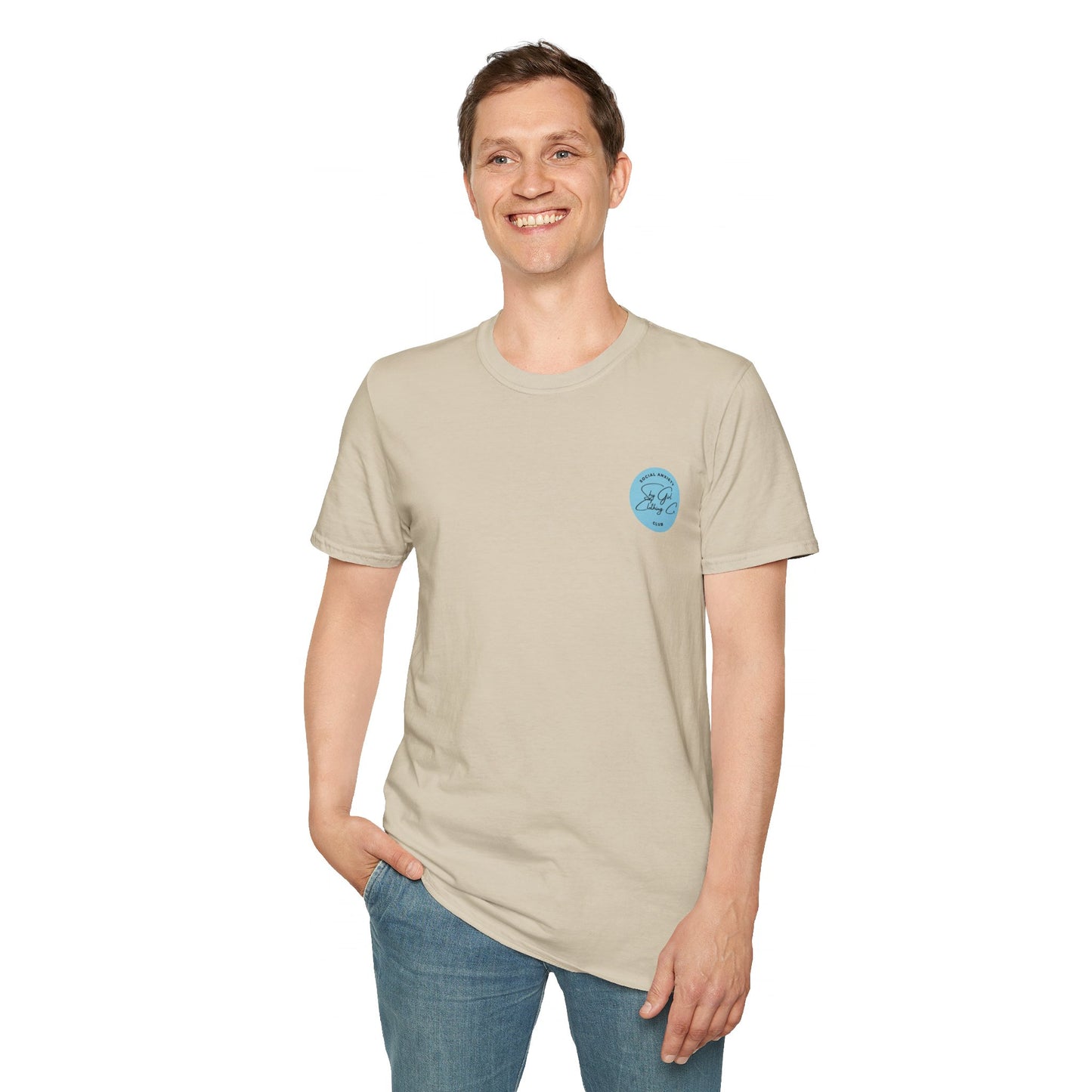 Comfort Zone Unisex Softstyle T-Shirt- Standard Logo Back