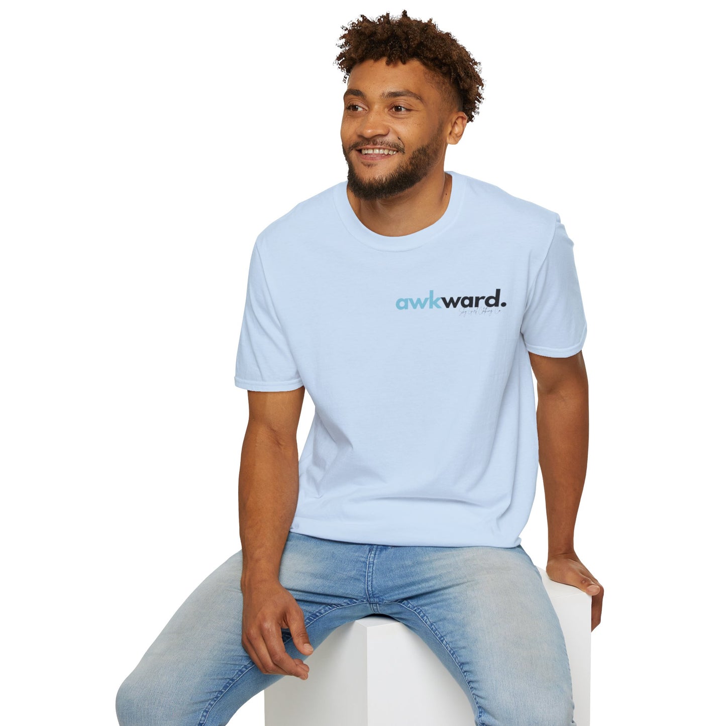 Awkward Unisex Softstyle T-Shirt- Small Logo