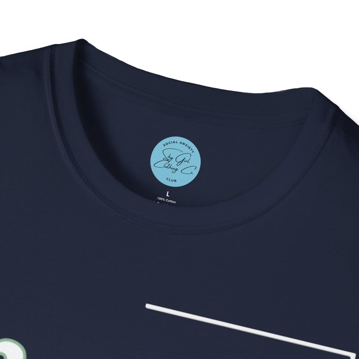 I'm Socially Awkward Unisex Softstyle T-Shirt-Logo White