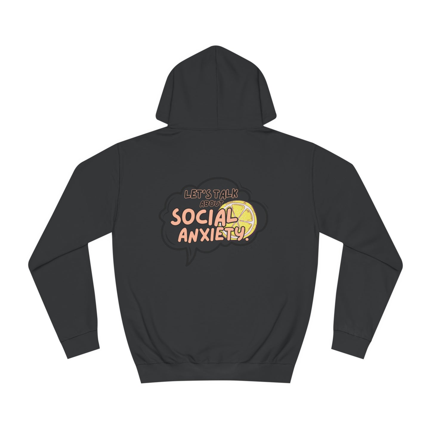 Let's Talk S.A. Unisex College Hoodie-Logo Back