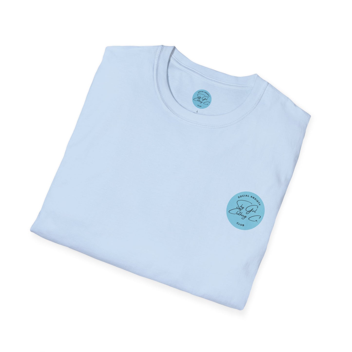 Comfort Zone Unisex Softstyle T-Shirt- Standard Colour Logo Back