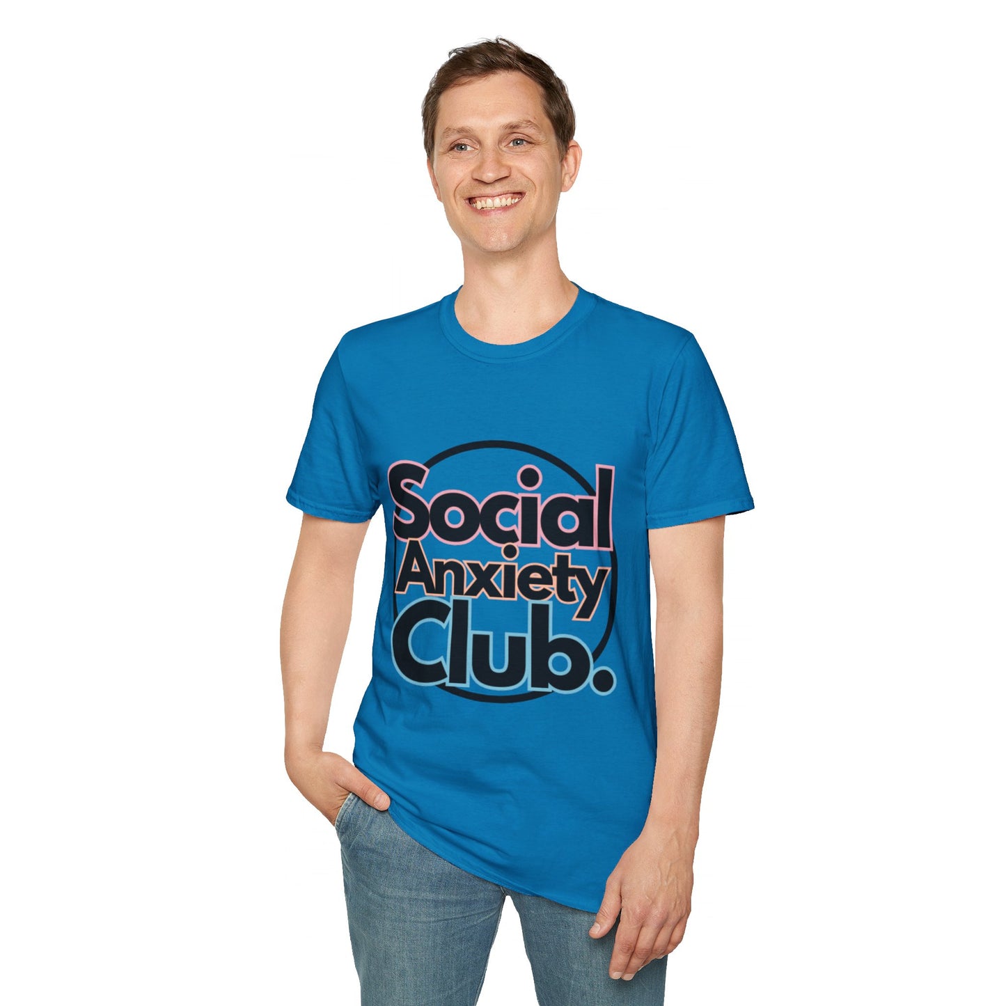 Social Anxiety Club Unisex Softstyle T-Shirt- Standard