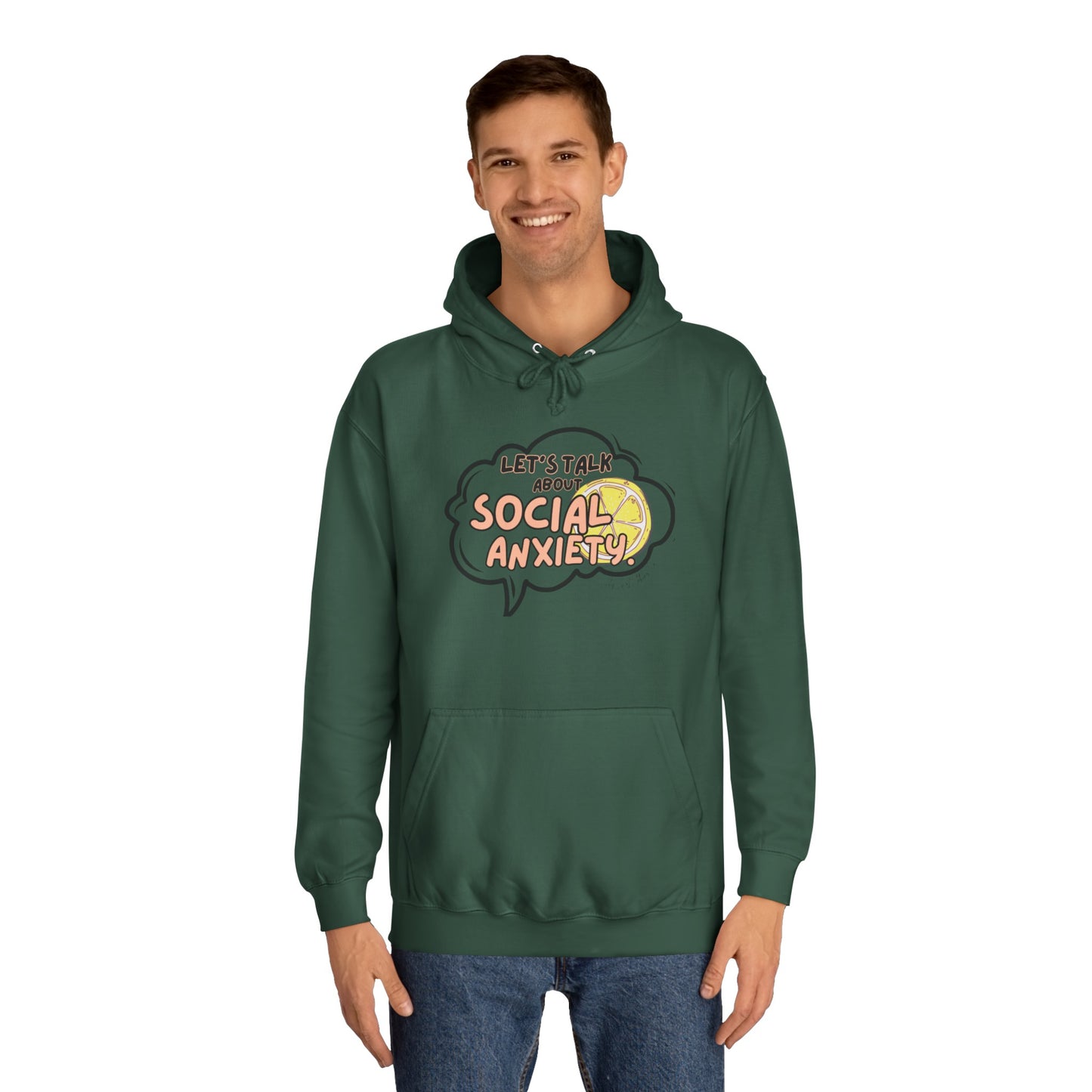 Let's Talk S.A. Unisex College Hoodie