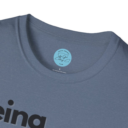 Being Socially Awkward is my Super Power Unisex Softstyle T-Shirt- Standard