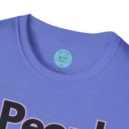 People Scare Me Unisex Softstyle T-Shirt- Peace Sign