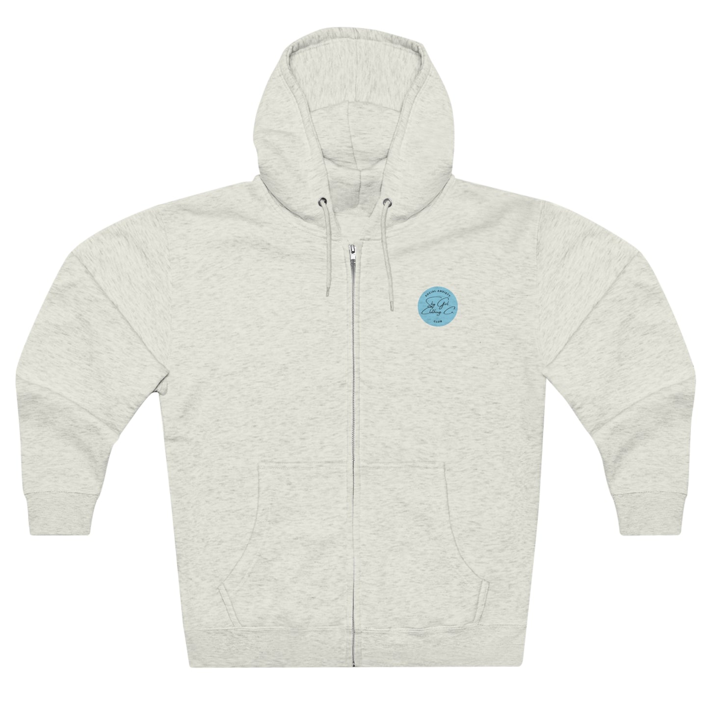 Comfort Zone Unisex Zip Hoodie- Standard Logo Back