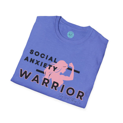 Social Anxiety Warrior Unisex Softstyle T-Shirt- Standard Girl Power