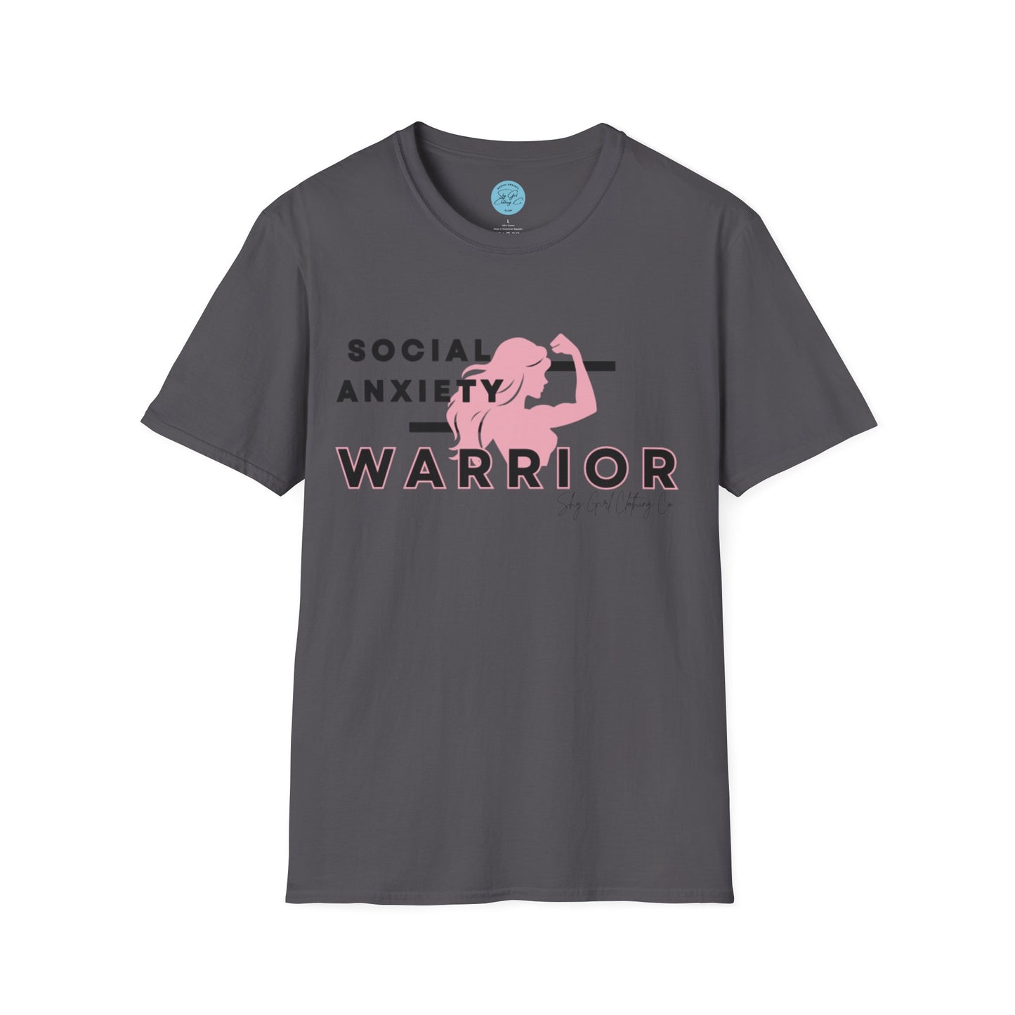 Social Anxiety Warrior Unisex Softstyle T-Shirt- Standard Girl Power
