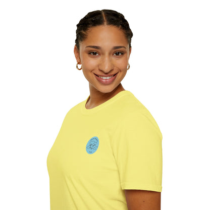 Comfort Zone Unisex Softstyle T-Shirt- Standard Colour Logo Back
