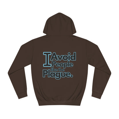 People Plague Unisex College Hoodie- Standard Logo Back