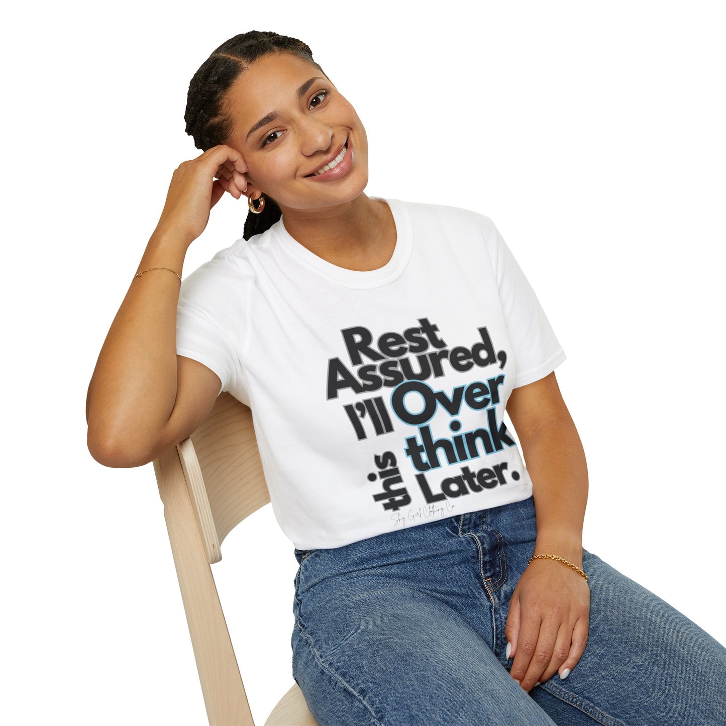 Rest Assured Unisex Softstyle T-Shirt- Standard Front
