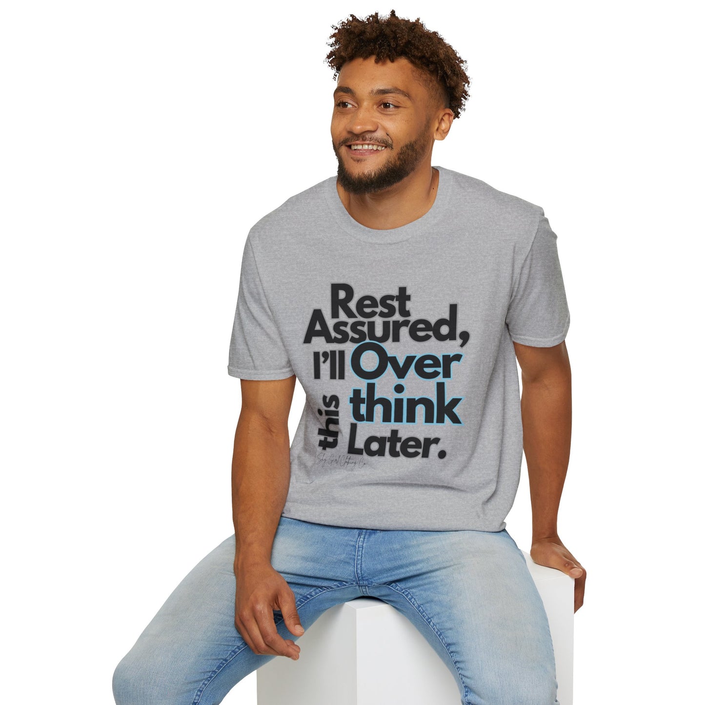 Rest Assured Unisex Softstyle T-Shirt- Standard Front