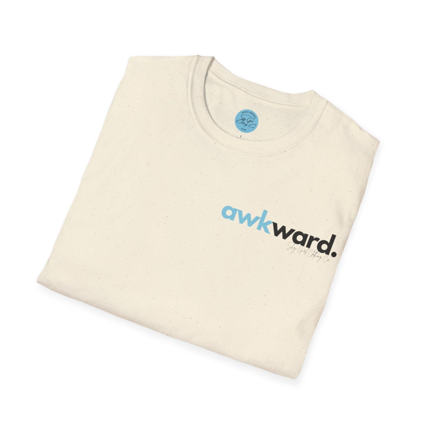 Awkward Unisex Softstyle T-Shirt- Small Logo