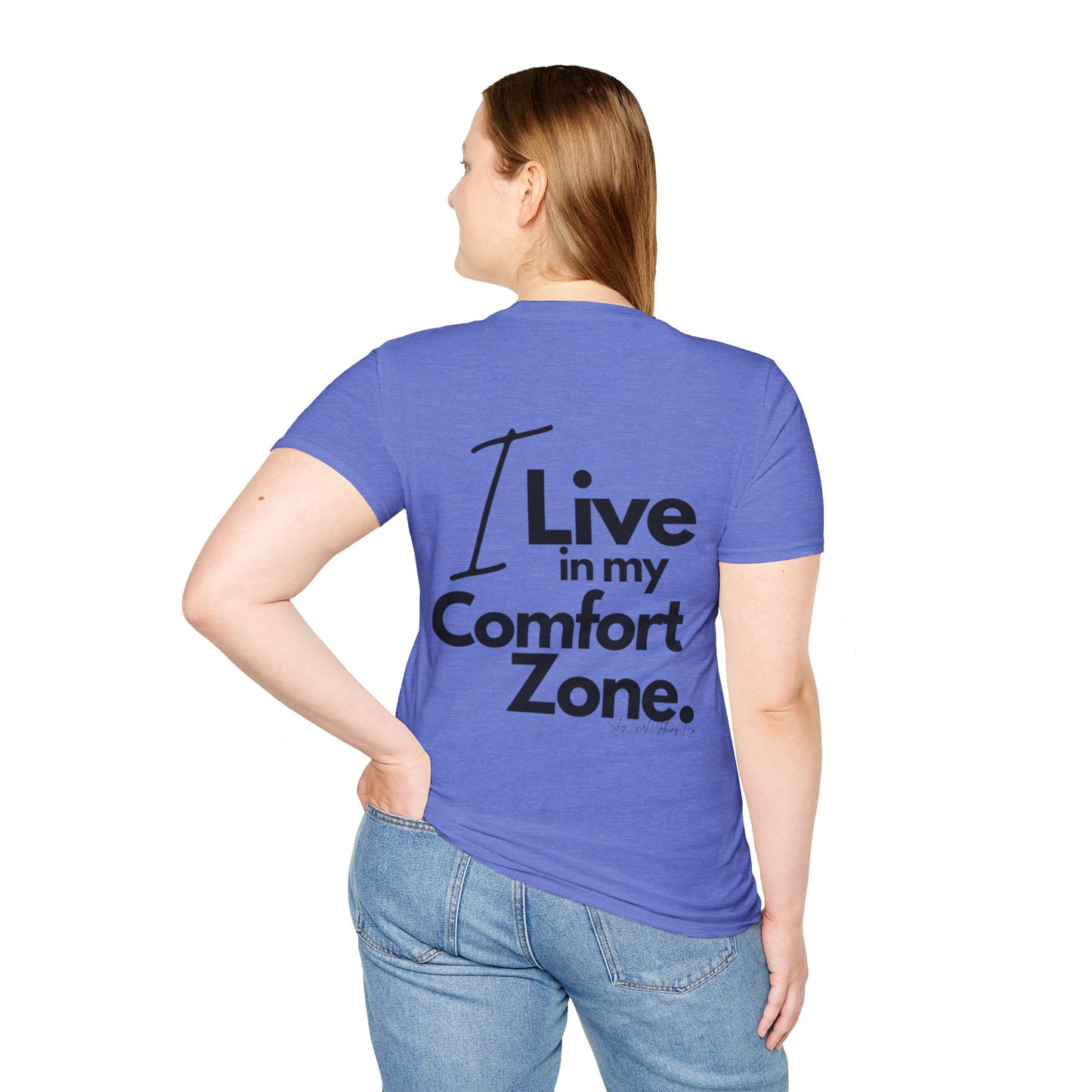 Comfort Zone Unisex Softstyle T-Shirt- Standard Logo Back