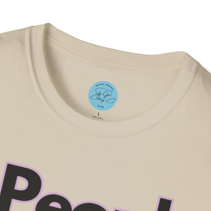 People Scare Me Unisex Softstyle T-Shirt- Peace Sign