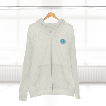 Comfort Zone Unisex Zip Hoodie- Standard Logo Back