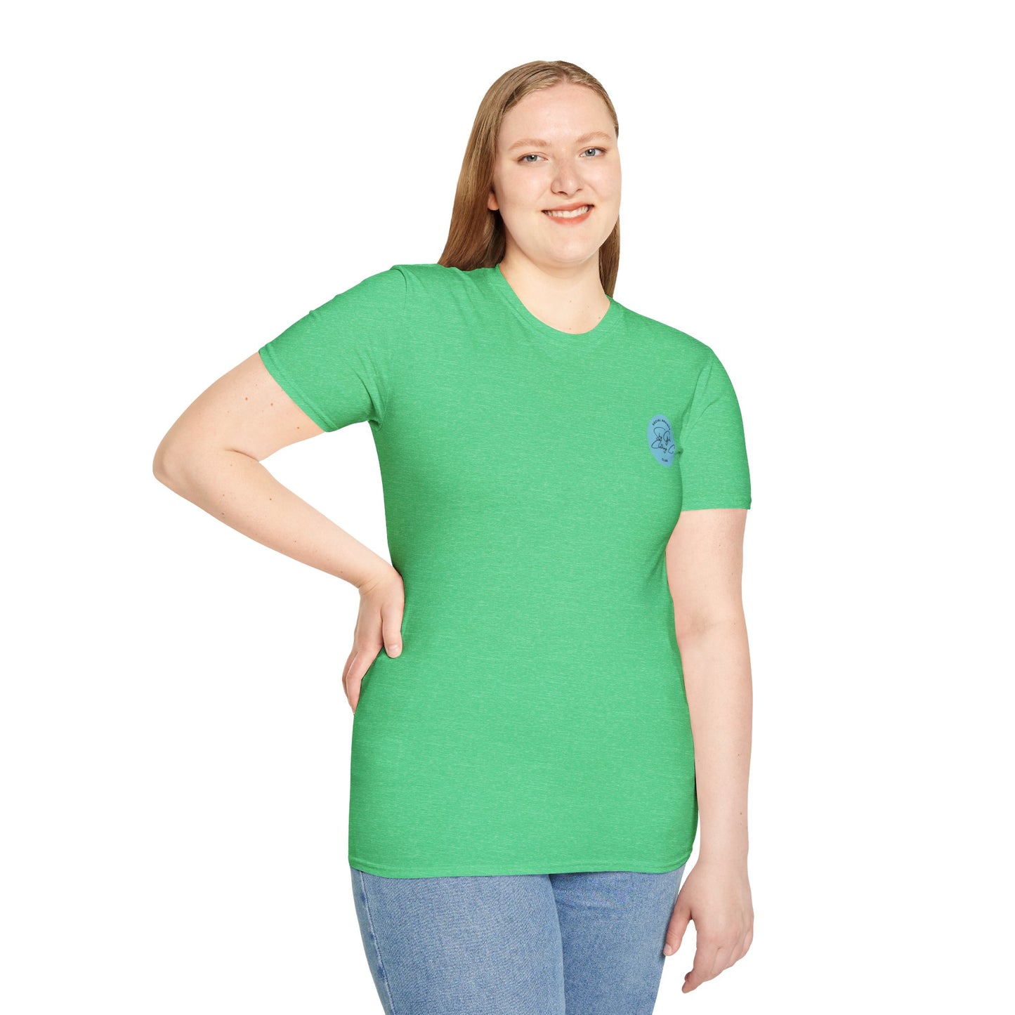 Comfort Zone Unisex Softstyle T-Shirt- Standard Colour Logo Back