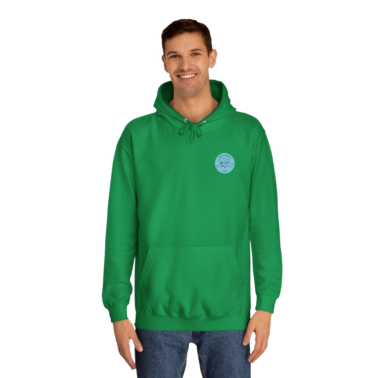 Let's Talk S.A. Unisex College Hoodie-Logo Back