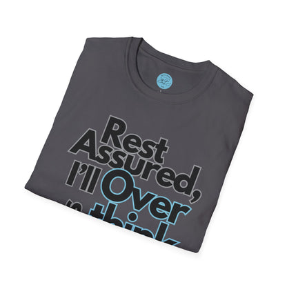 Rest Assured Unisex Softstyle T-Shirt- Standard Front
