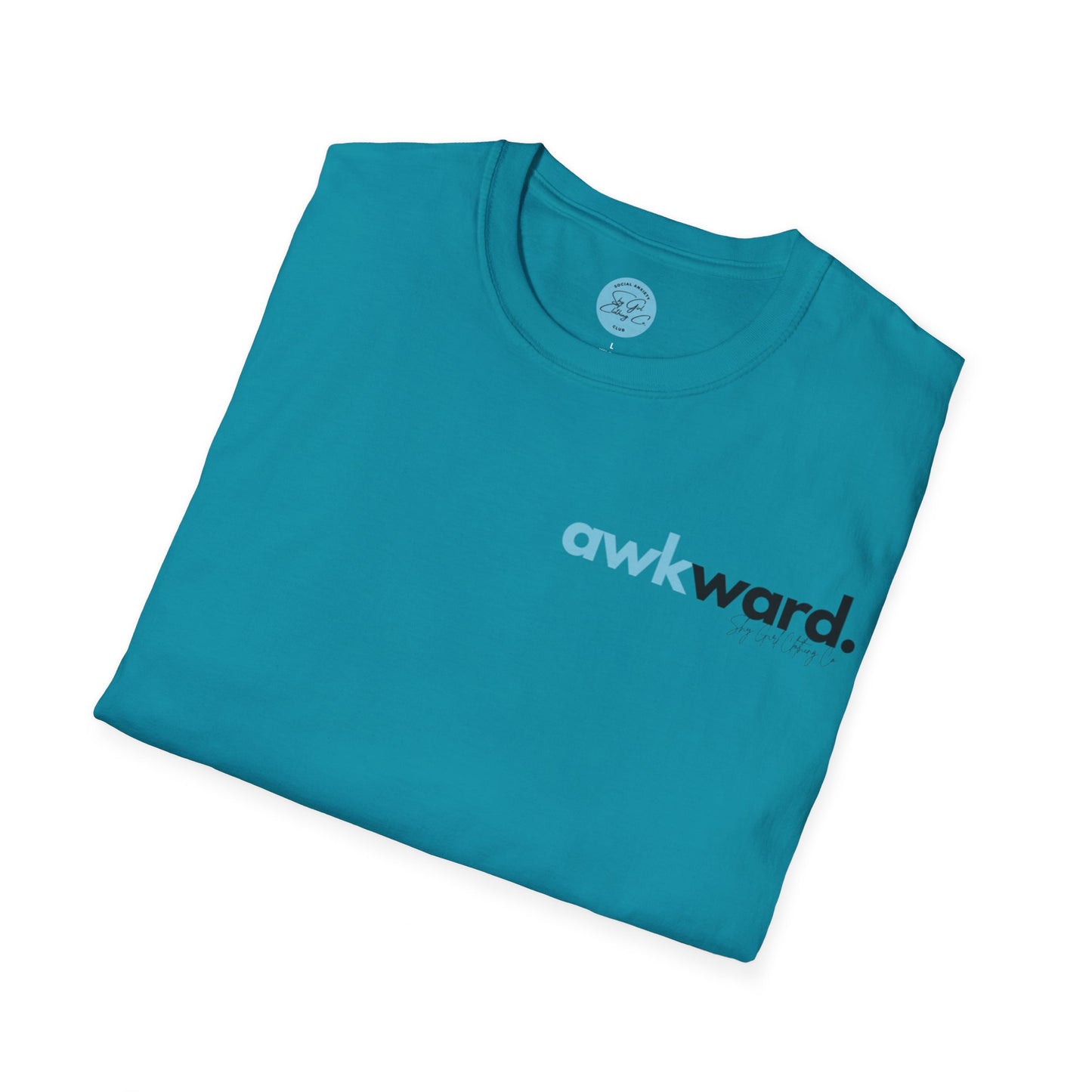 Awkward Unisex Softstyle T-Shirt- Small Logo