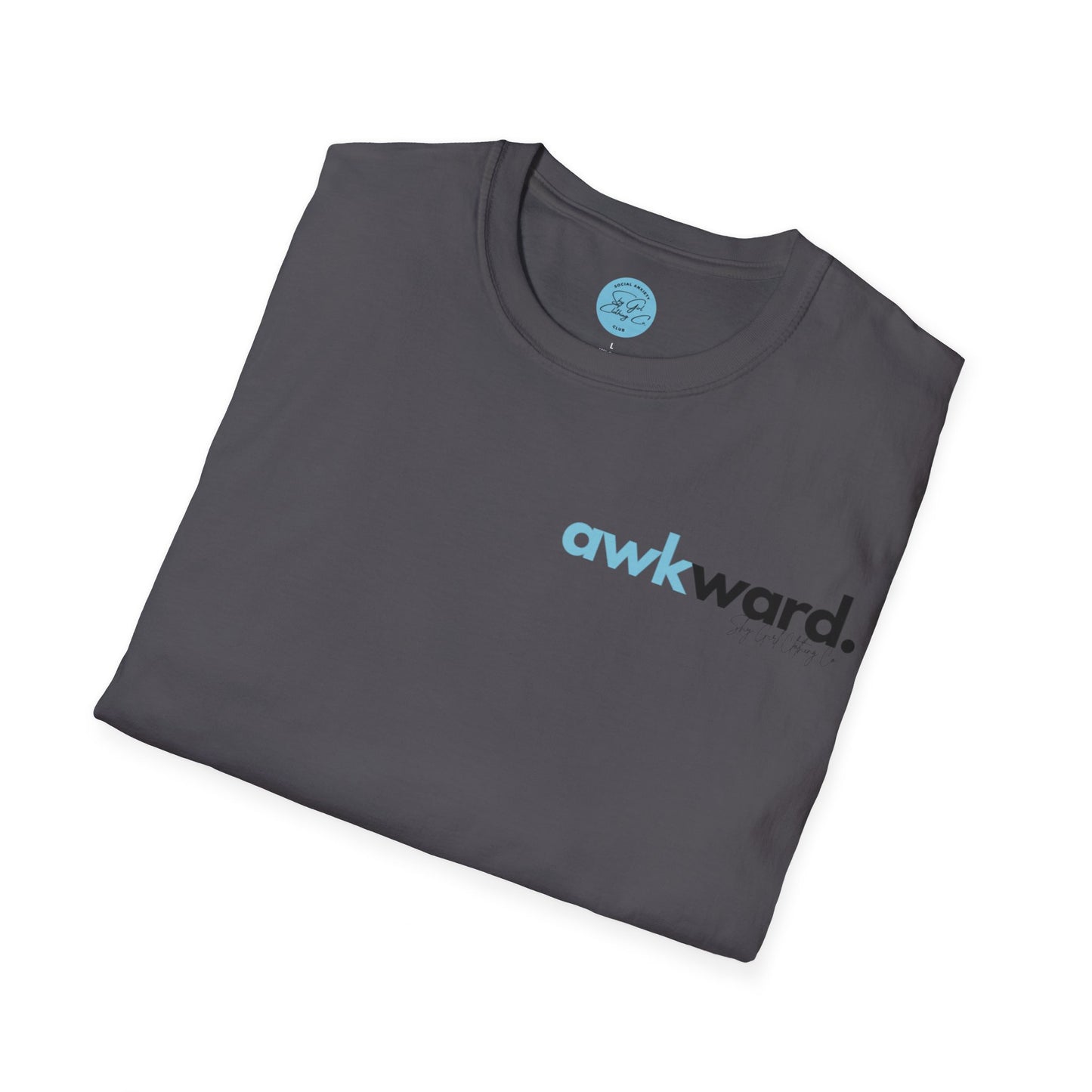 Awkward Unisex Softstyle T-Shirt- Small Logo