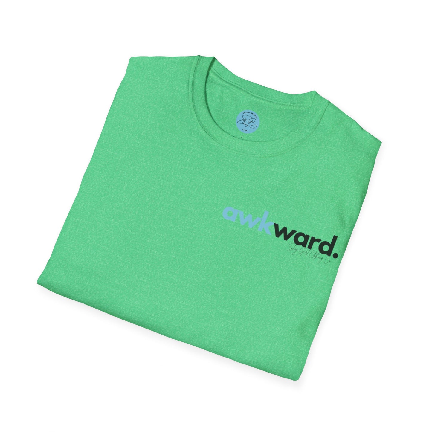 Awkward Unisex Softstyle T-Shirt- Small Logo