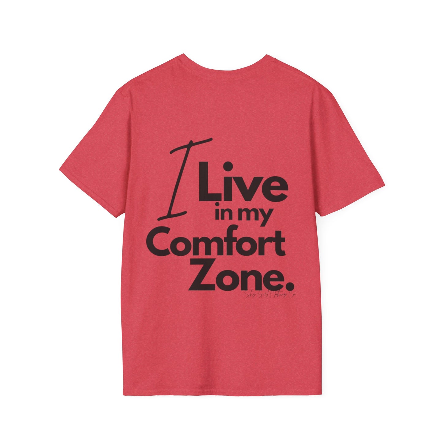 Comfort Zone Unisex Softstyle T-Shirt- Standard Logo Back