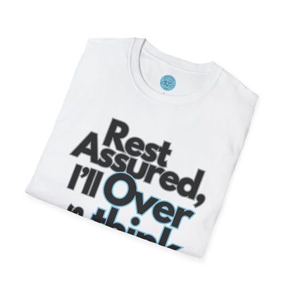 Rest Assured Unisex Softstyle T-Shirt- Standard Front