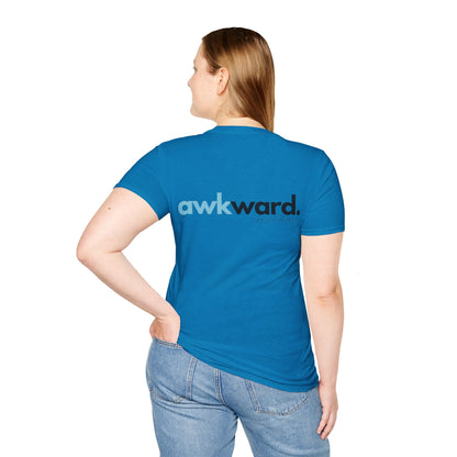 Awkward Unisex Softstyle T-Shirt- Logo Back