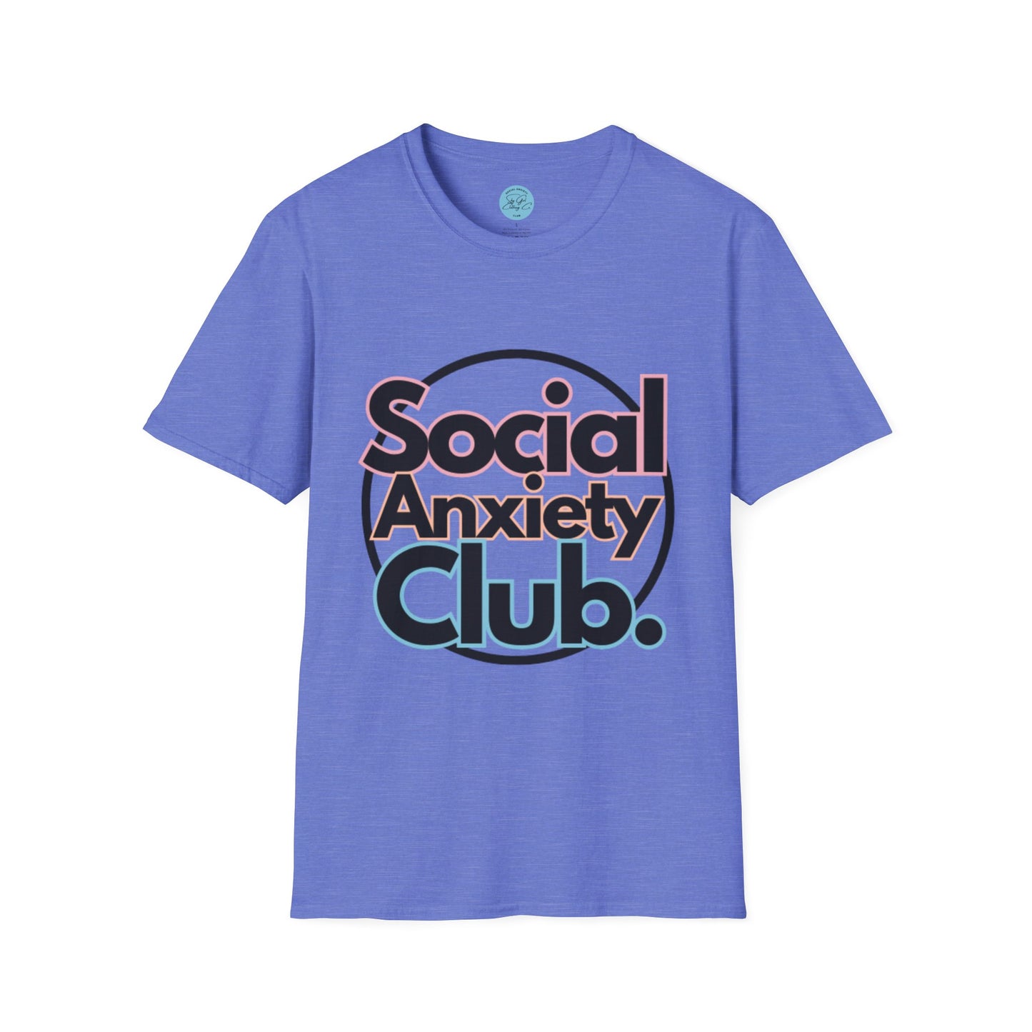 Social Anxiety Club Unisex Softstyle T-Shirt- Standard