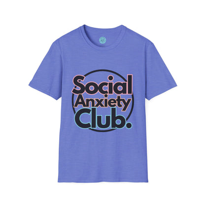 Social Anxiety Club Unisex Softstyle T-Shirt- Standard