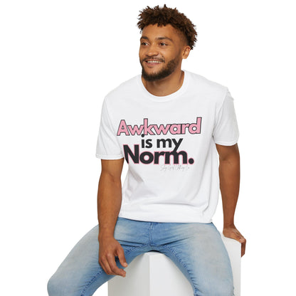 Awkward is my Norm Unisex Softstyle T-Shirt- Floral
