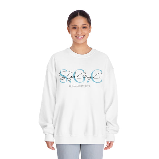 Shy Girl Clothing Co. Logo Unisex DryBlend® Crewneck Sweatshirt- Standard