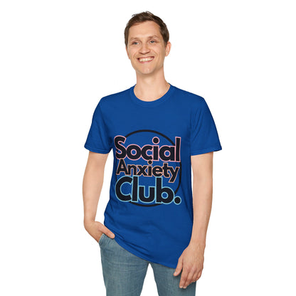 Social Anxiety Club Unisex Softstyle T-Shirt- Standard