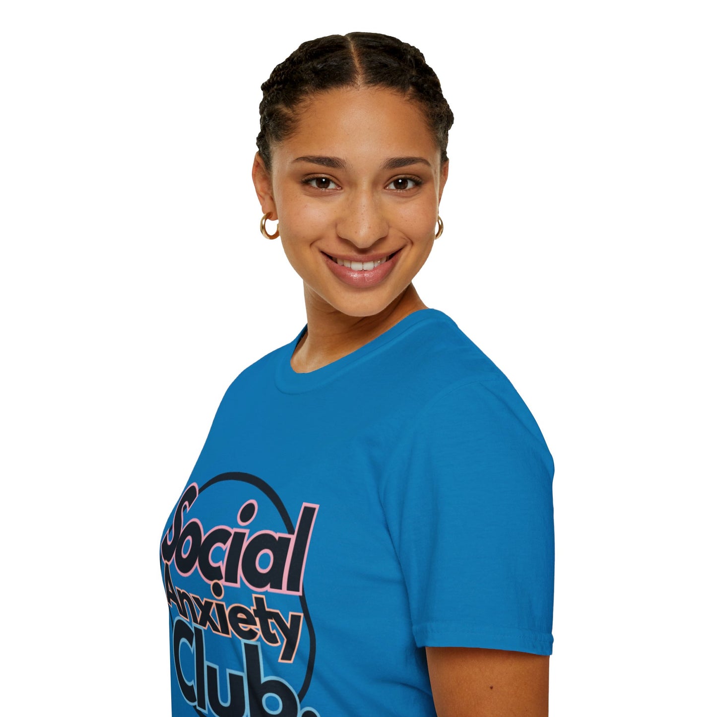 Social Anxiety Club Unisex Softstyle T-Shirt- Standard