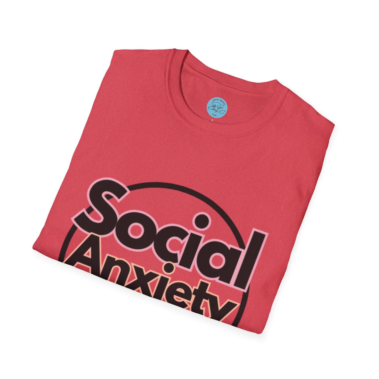 Social Anxiety Club Unisex Softstyle T-Shirt- Standard
