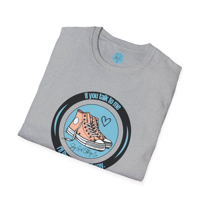 Run Away Unisex Softstyle T-Shirt- Standard Logo
