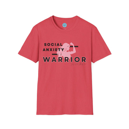Social Anxiety Warrior Unisex Softstyle T-Shirt- Standard Girl Power