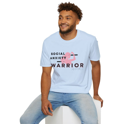 Social Anxiety Warrior Unisex Softstyle T-Shirt- Standard Girl Power